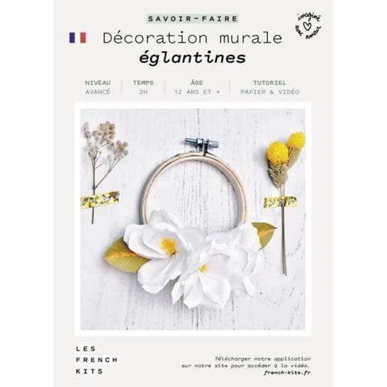 Zestawy Kwiatów Papierowych Francuskich - Dekoracja - Eglantynki Inna marka