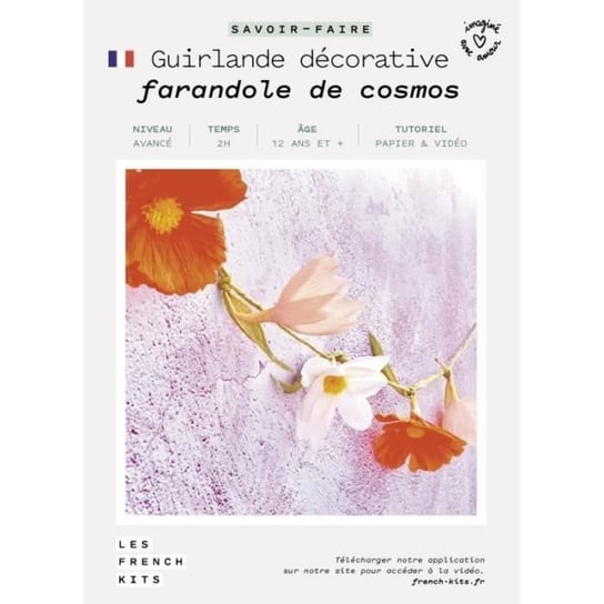 Zestawy Kwiatów Papierowych Francuskich - Girlanda - Farandole kosmosu Inna marka