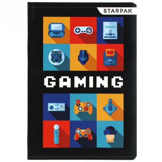 Zeszyt A5 16 Kartek Kratka Gaming Starpak 479732 Starpak