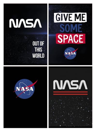 Zeszyt A5 60 kartek kratka NASA Unipap