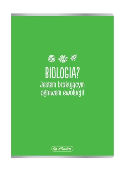 Zeszyt A5 60k kratka biologia soft touch HERLITZ - biologia Herlitz