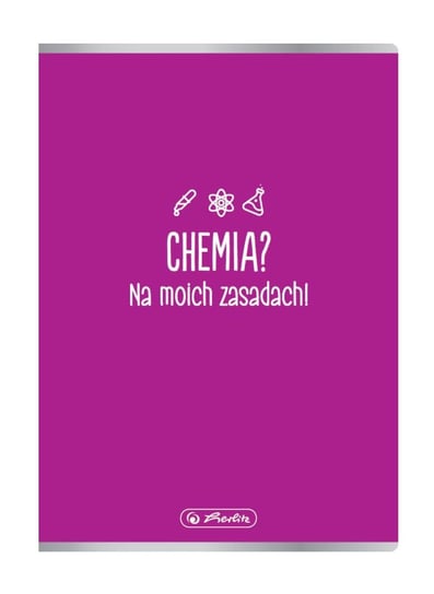 Zeszyt A5 60k kratka chemia soft touch HERLITZ - chemia Herlitz