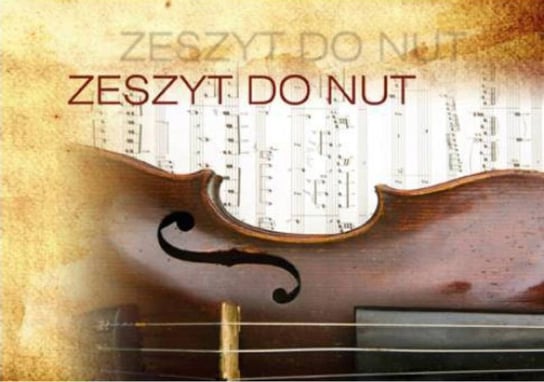 Zeszyt Do Nut Muzyki A5 16 Kartek PIĘCIOLINIA Kreska