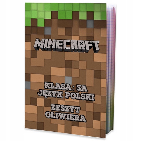 Zeszyt Minecraft A5 16 Kr. Szkoła Imię Nadruk Y2 Propaganda