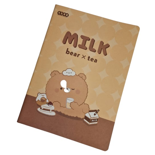 Zeszyt Notatnik Bear B5 Notebook Miś Brąz Wzór 4 Inna marka