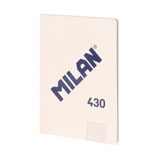 Zeszyt notes klejony A4 MILAN w kratkę, 48 kartek, seria 1918, beżowy Milan