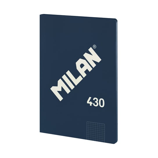 Zeszyt notes klejony A4 MILAN w kratkę, 48 kartek, seria 1918, niebieski Milan