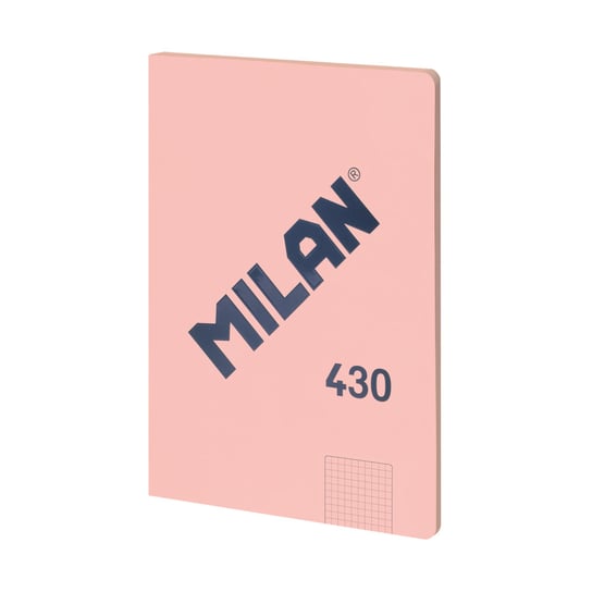 Zeszyt notes klejony A4 MILAN w kratkę, 48 kartek, seria 1918, różowy Milan