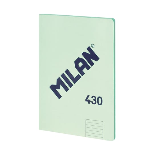 Zeszyt notes klejony A4 MILAN w linie, 48 kartek, seria 1918, zielony Milan