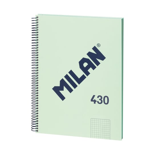 Zeszyt notes na spirali A4 MILAN w kratkę, 80 kartek, seria 1918, zielony Milan