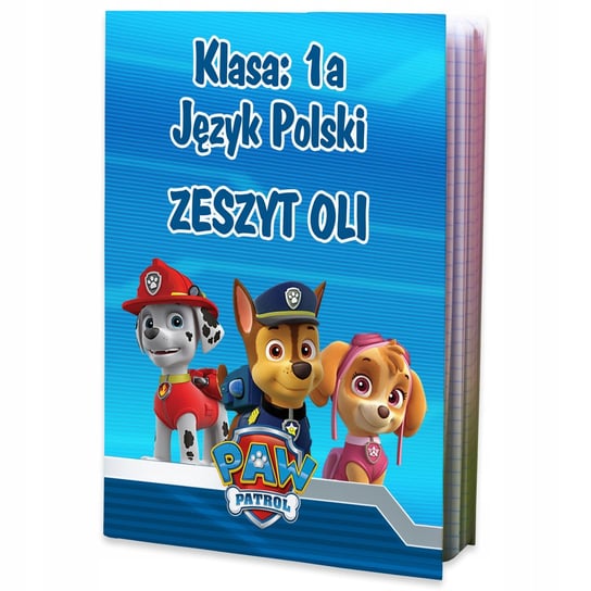 Zeszyt Psi Patrol A5 32 Kr. Szkoła Imię Nadruk Y2 Propaganda