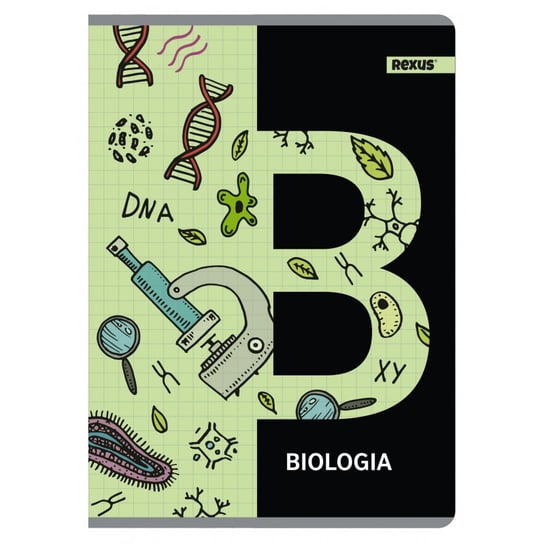 Zeszyt Tematyczny, Biologia W Formacie A5, 60 Kartek W Kratkę, Metalizowany Beniamin