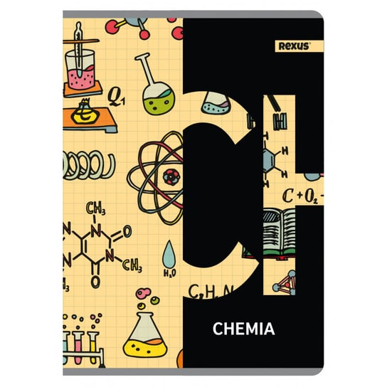 Zeszyt Tematyczny, Chemia W Formacie A5, 60 Kartek W Kratkę, Metalizowany Beniamin