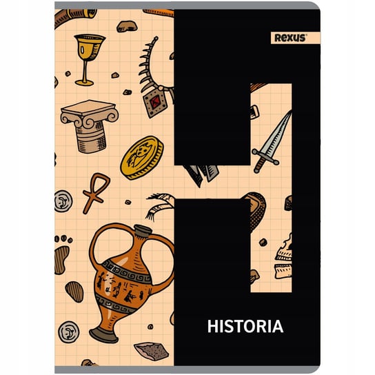 Zeszyt Tematyczny, Historia W Formacie A5, 60 Kartek W Kratkę, Metalizowany Beniamin