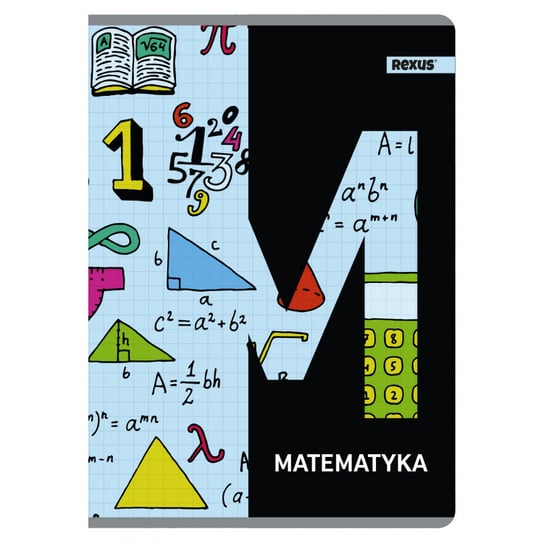 Zeszyt Tematyczny, Matematyka W Formacie A5, 60 Kartek W Kratkę, Metalizowany Beniamin