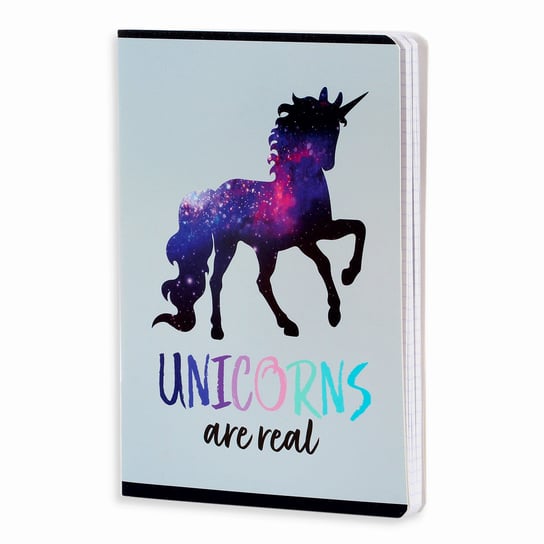 Zeszyt w kartkę, Unicorn Magic, A5, 60 kartek Paperdot