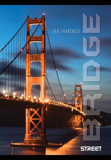 Zeszyt w kratkę, A4, San Francisco Bridge Eurocom