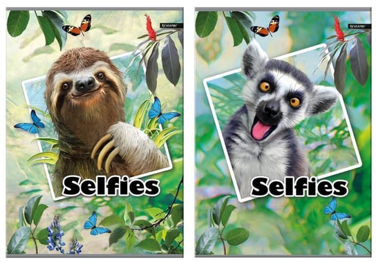 Zeszyt w kratkę, A4, Selfies, 5 sztuk Beniamin