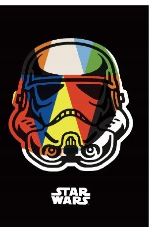 Zeszyt w kratkę, A4, Star Wars Colorful Trooper Eurocom