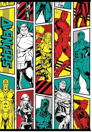 Zeszyt w kratkę, A5, Avengers Comics Eurocom