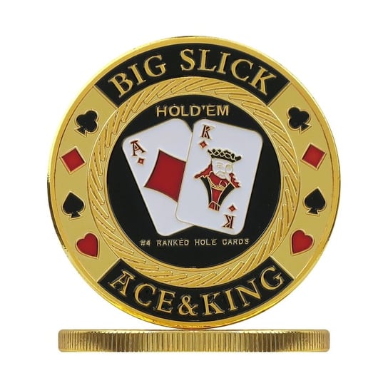 Żeton do gry w pokera Big slick ace&king, Evergreen Evergreen