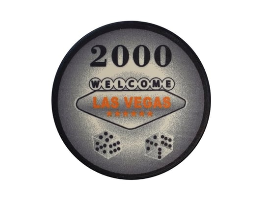 Żeton do pokera LAS VEGAS Ceramika Nominał 2.000, Evergreen Evergreen