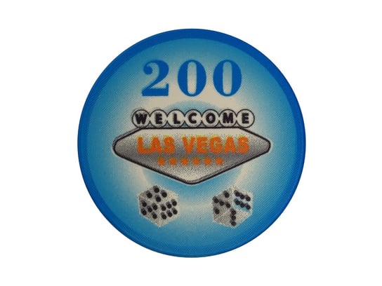 Żeton do pokera LAS VEGAS Ceramika Nominał 200, Evergreen Evergreen