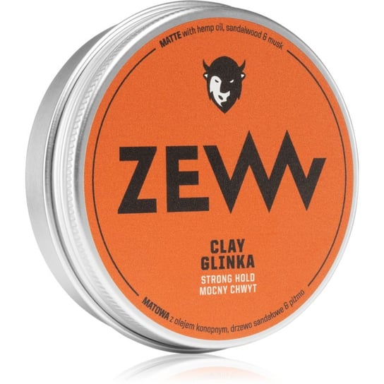 Zew For Men Hemp Matte Clay glinka stylizująca do włosów z olejkiem konopnym 100 ml Zew For Men