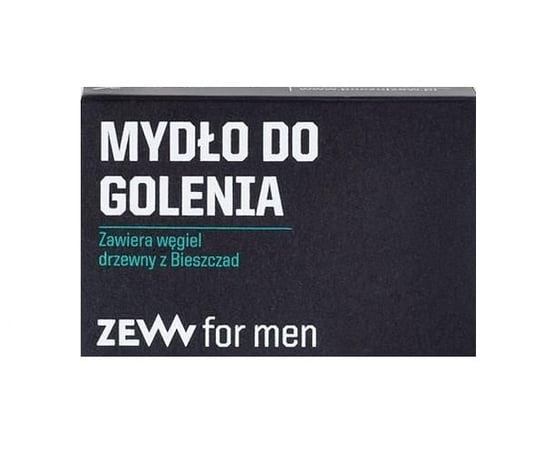 Zew For Men, Mydło do golenia z węglem drzewnym z Bieszczad, 85 ml Zew For Men