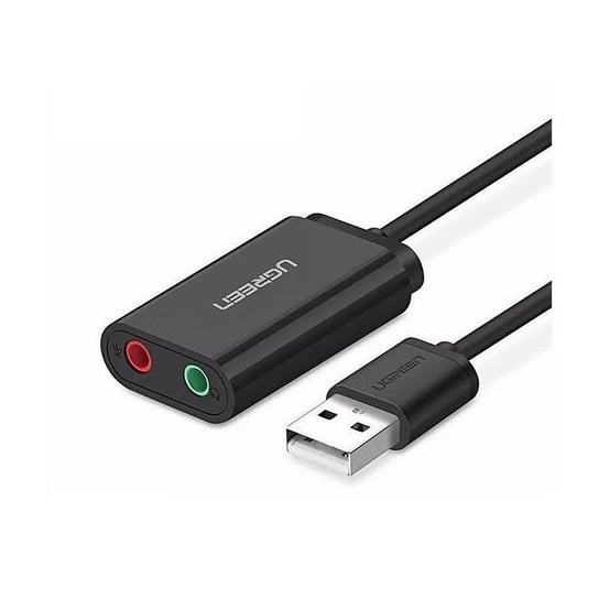 Zewnętrzna karta dźwiękowa USB UGREEN 15cm (czarny) uGreen