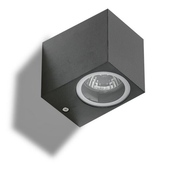 Zewnętrzna Lampa Minimalistyczna Rimini Szara Ip54 Cube AZzardo