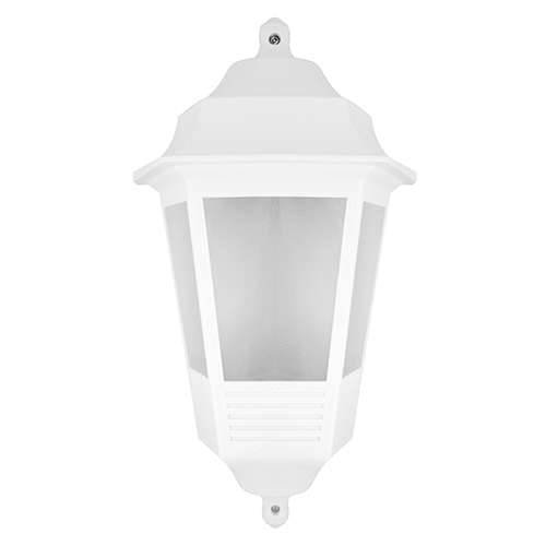 Zewnętrzna LAMPA ścienna BEGONYA4 03141 Ideus tarasowa OPRAWA elewacyjna latarenka outdoor IP44 biała laterna IDEUS