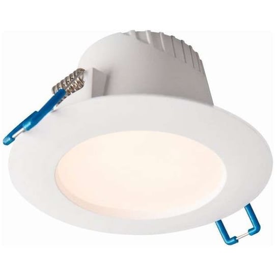 Zewnętrzna LAMPA wpuszczana HELIOS 8991 Nowodvorski metalowa OPRAWA stropowa LED 5W 3000K okrągła IP44 biała Nowodvorski