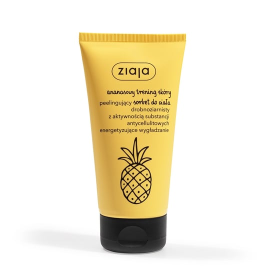 Ziaja, ananasowy Trening Skóry Peelingujący Sorbet Do Ciała, 160ml Ziaja