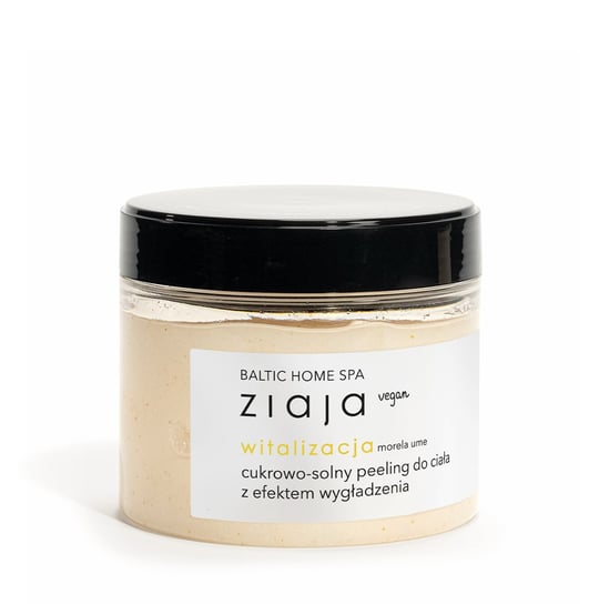 Ziaja, Baltic Home Spa, Witalizacja cukrowo-solny peeling do ciała z efektem wygładzenia, Morela Ume, 300ml Ziaja
