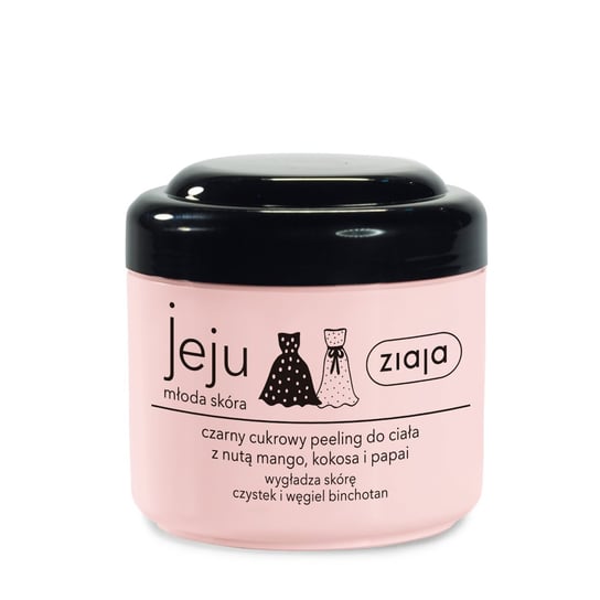 Ziaja, Jeju, czarny cukrowy peeling do ciała, 200 ml Ziaja