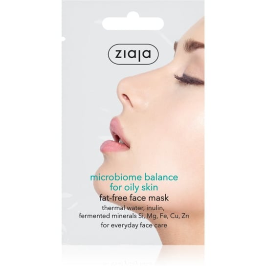 Ziaja Maseczki Mikrobiom Balans beztłuszczowa maska mikrobiom balans dla skóry tłustej 7 ml Ziaja
