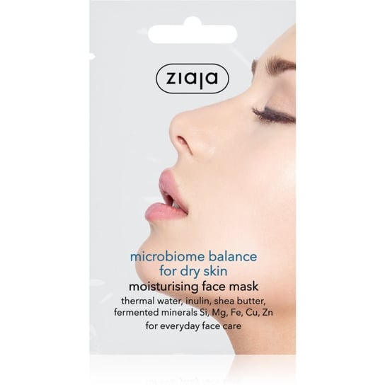 Ziaja Maseczki Mikrobiom Balans kremowa maska mikrobiom balans dla skóry suchej 7 ml Ziaja