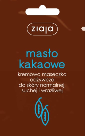 Ziaja Masło Kakaowe, kremowa maseczka odżywcza, 7 ml Ziaja