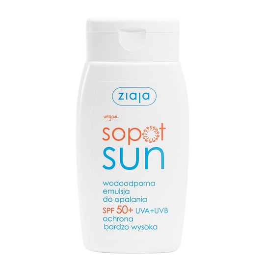 Ziaja, Sopot Sun, wodoodporna emulsja do opalania, SPF 50+, 125 ml Ziaja