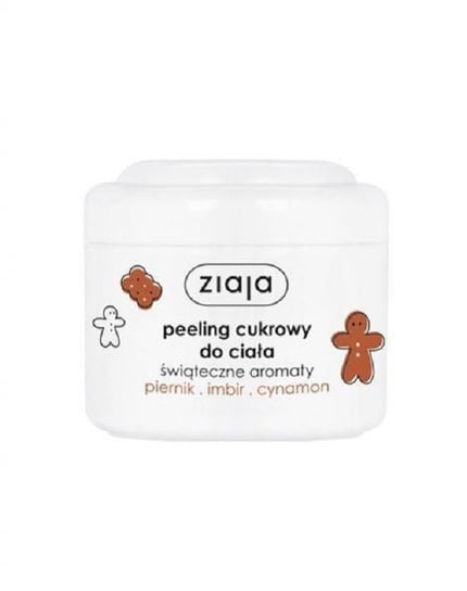 Ziaja, Świąteczne Aromaty, peeling cukrowy Piernik Imbir Cynamon, 200 ml Ziaja