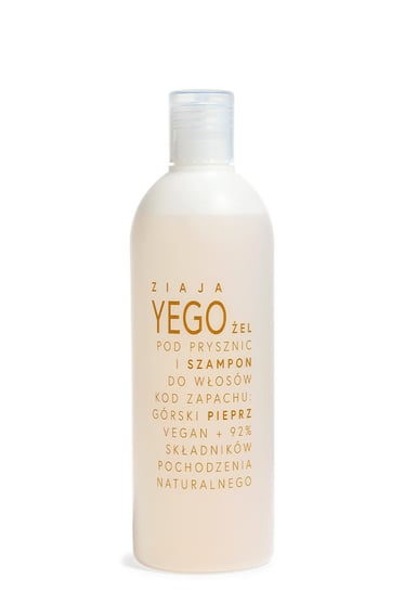 Ziaja, Yego, Żel pod prysznic i szampon do włosów Górski pieprz, 400 ml Ziaja