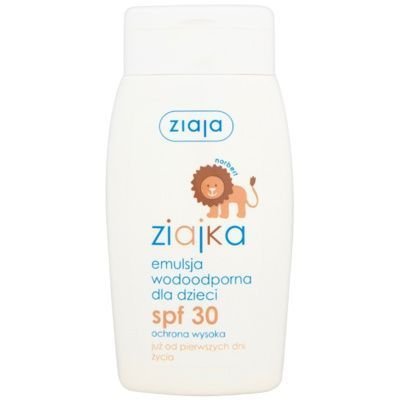 Ziaja, Ziajka, emulsja wodoodporna dla dzieci od pierwszych dni, SPF 30, 125 ml Ziaja