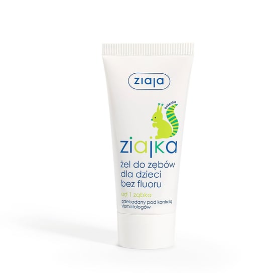 Ziaja Ziajka, Żel Do Zębów Bez Fluoru, 50 ml Ziaja