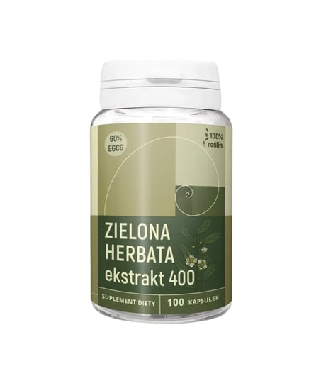 Zielona herbata ekstrakt 400 mg  Suplement diety, 100 kaps. Nanga Nanga