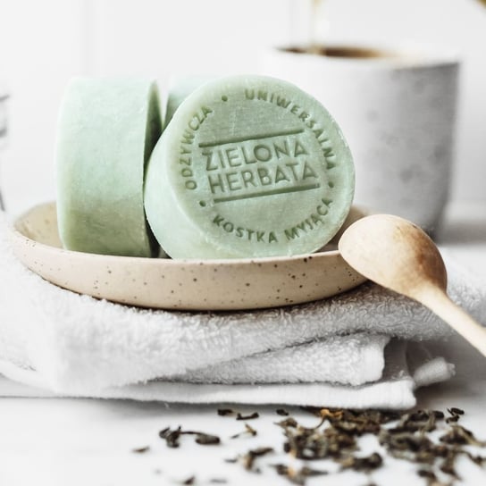 Zielona Herbata - szampon w kostce | Ministerstwo Dobrego Mydła Ministerstwo Dobrego Mydła