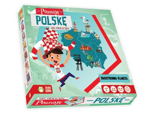 Zielona Sowa, gra edukacyjna Poznaję Polskę - Gra Edukacyjna Zielona Sowa