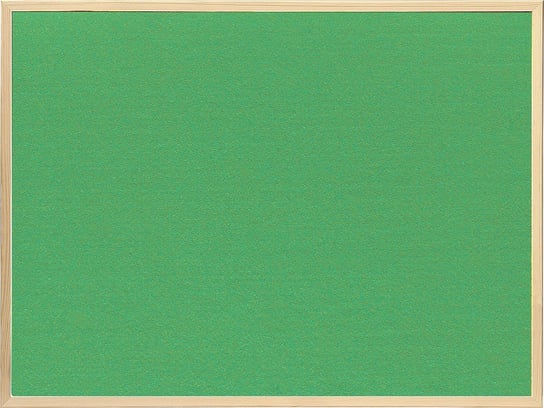 Zielona tablica tekstylna na pinezki 135x80 cm w ramie drewnianej biurowa uniwersalna 2X3