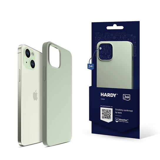 Zielone Etui cover na plecki do iPhone 15 - 3mk HARDY® MagCase Green HARDY