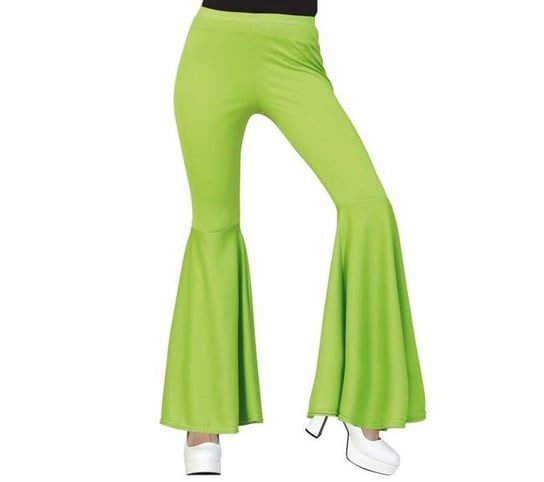 Zielone Spodnie Disco Damskie Guirca